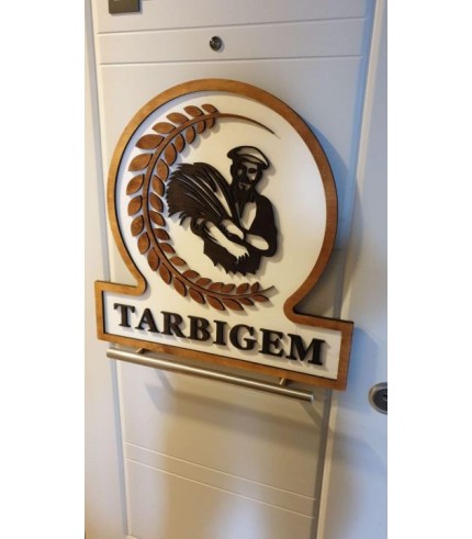 Tarbıgem Ahşap Tabela