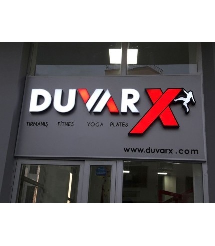 Duvarx Işıklı Pleksiglass Kutu Harf Tabela