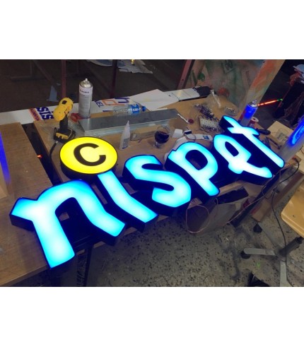 Nispet Datça Işıklı Pleksi Kutu Harf Tabela