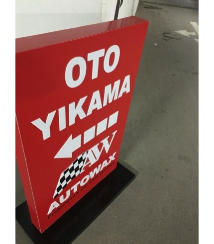 Autowax Oto Yıkama Işıklı Kanopi Totem