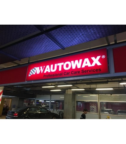 Autowax Oto Yıkama Işıklı Tabela