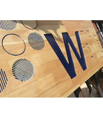 W Tourıstıc Caddebostan Ahşap Tabela