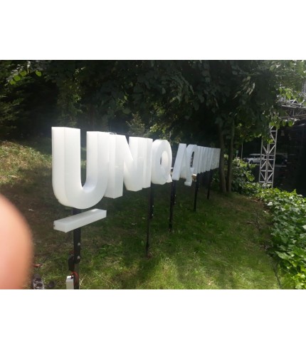 İçten Led Aydınlatmalı Pleksi Kutu Harf Tabela