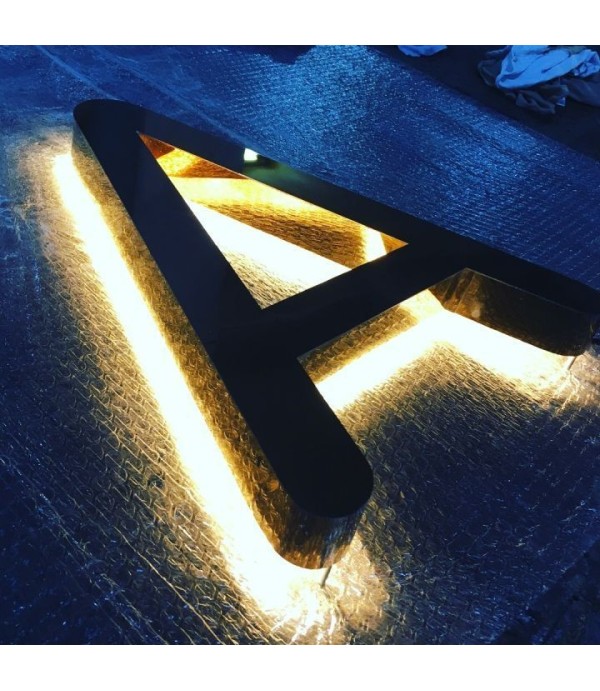 Fason Krom Kutu Harf&Fason gold Paslanmaz Kutu Harf