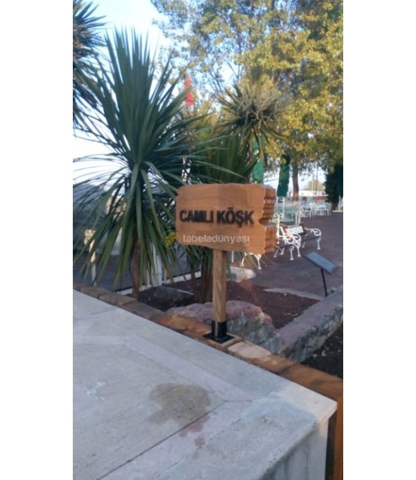 Türkiye yeşilay cemiyeti Ahşap Tabela