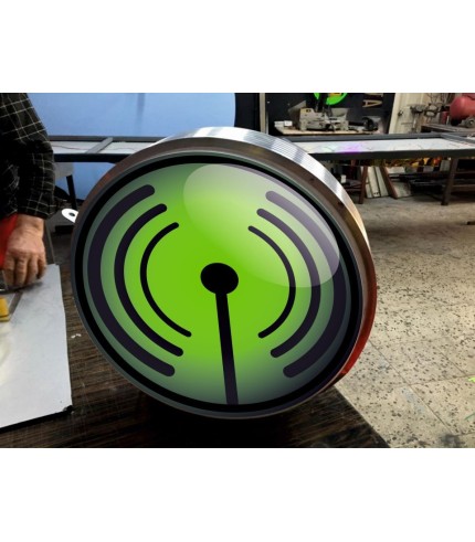 Hazır Tabela Işıklı Daire ( Işıklı Hazır Fener Tabela)