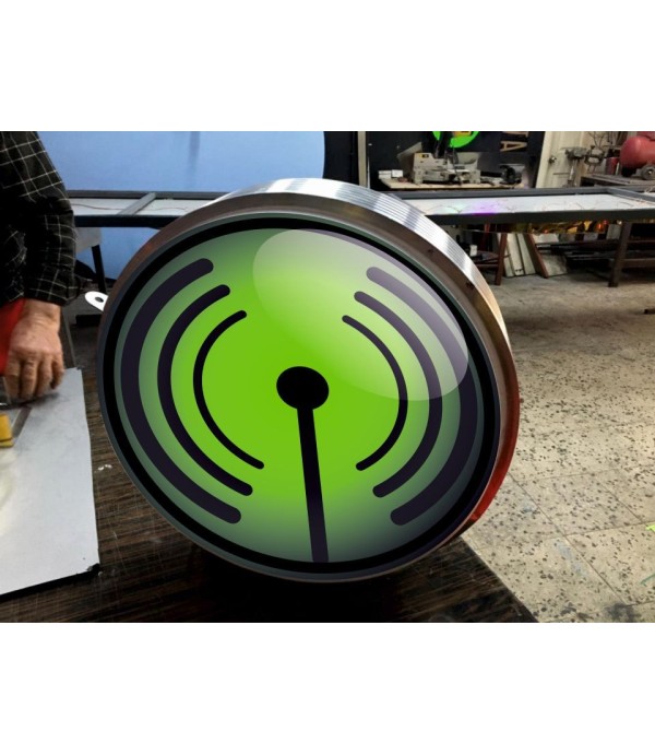 Hazır Tabela Işıklı Daire ( Işıklı Hazır Fener Tabela)