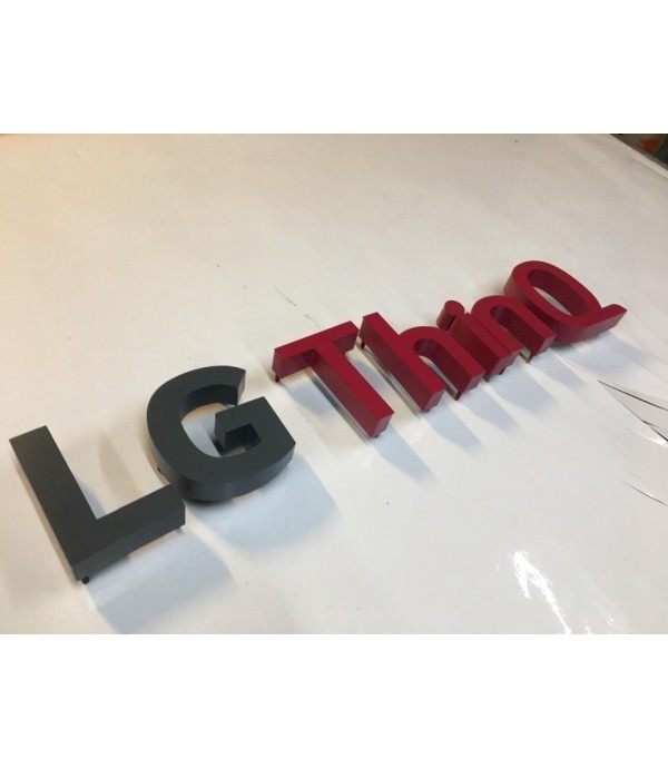 LG ThinQ Alüminyum Kutu Harf Tabela