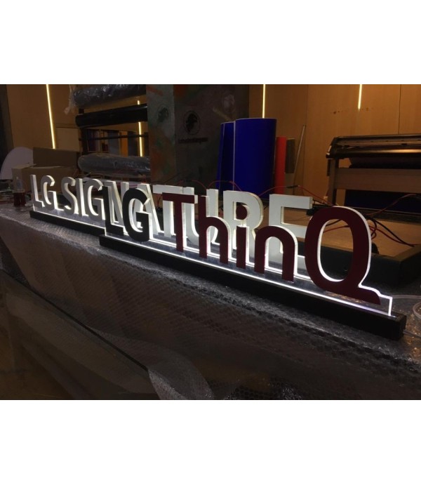 LG Thinq Işıklı Gravür Tabela