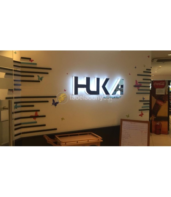 Huka Restaurant Işıklı Pleksi Kutu Harf