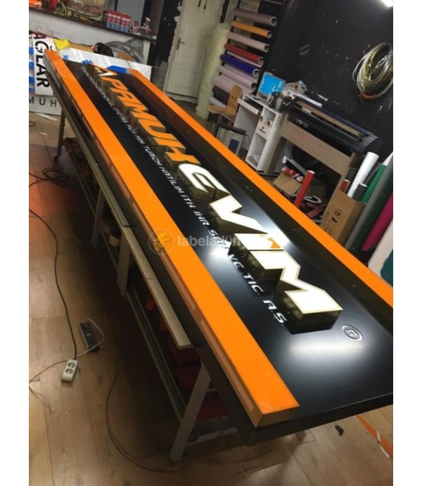 Pamukevim Gaziantep Işıklı Bayii Tabelası