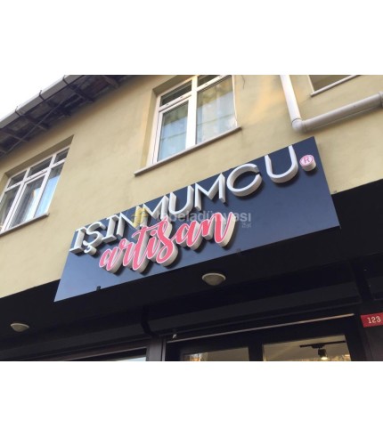 Işınmumcu Artisan Işıklı Kutu harf Tabela