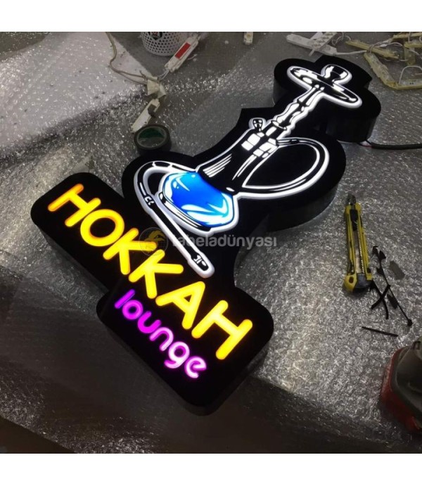 Hokkah Nargile 3D led Tabela