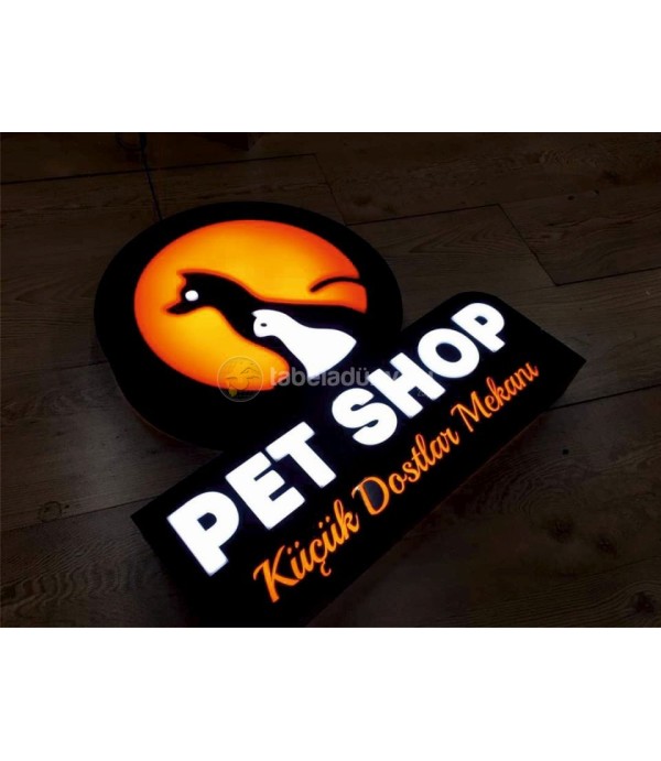 Pet Shop 3D led Tabela