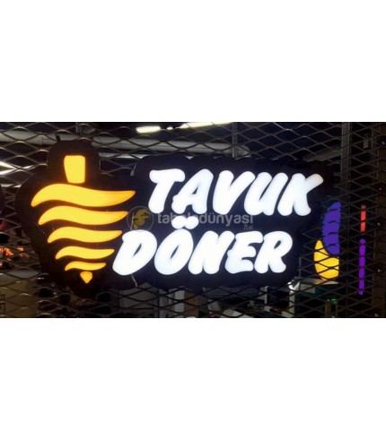 Tavuk Döner 3D Led Tabela