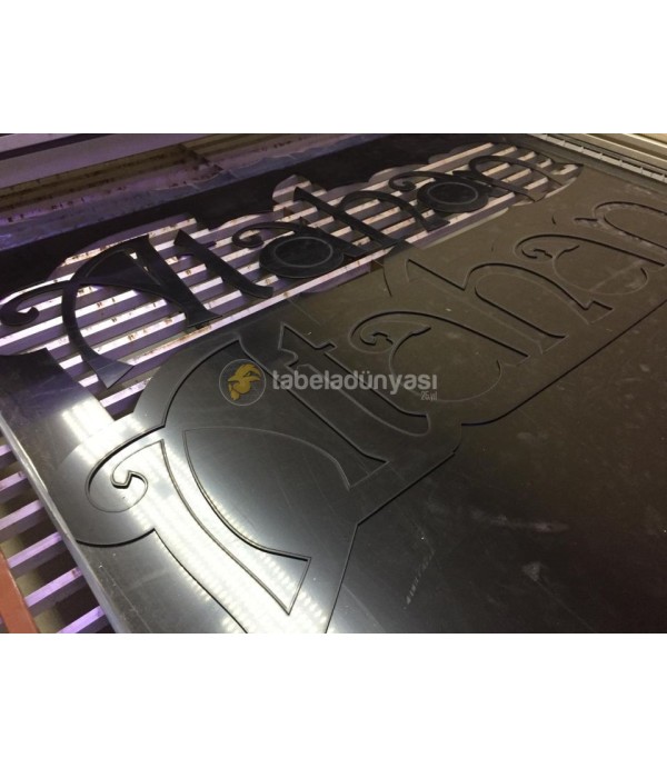 3D LED Tabela Ön yüzey Lazer Kesim Tabela