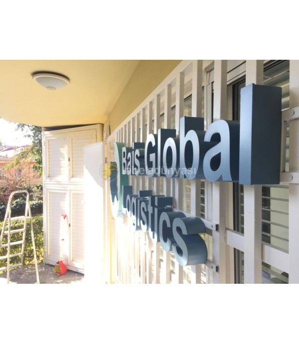 Bais Global Işıksız boyalı Alumınyum Kutu Harf