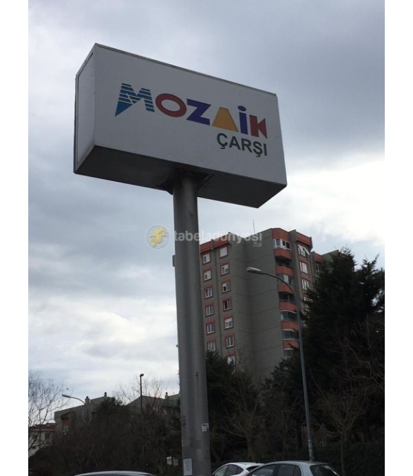 Mozaik Çarşi Totem Tabela