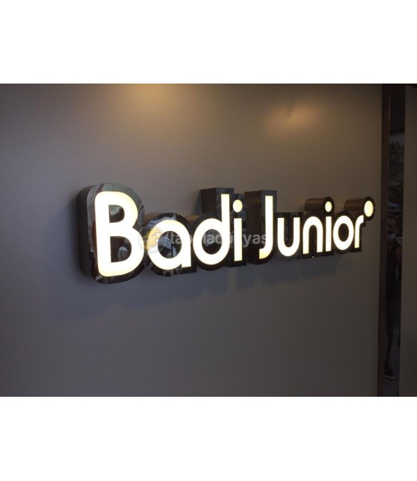 Badi Junior  İçten  Led Aydınlatmalı Fileli Bronz Krom Kutu