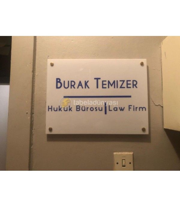 Burak Temizer Hukuk Bürosu Dış Mekan Yönlendirme