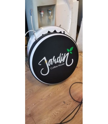 Jardin Coffee Hause Işıklı Hazır Daire Tabela