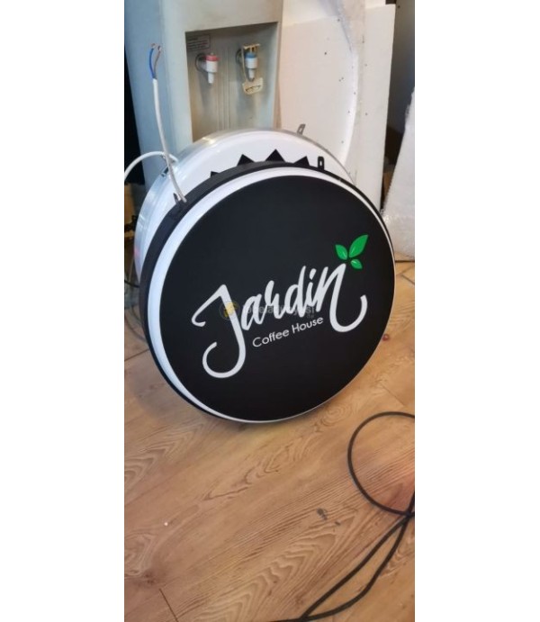 Jardin Coffee Hause Işıklı Hazır Daire Tabela