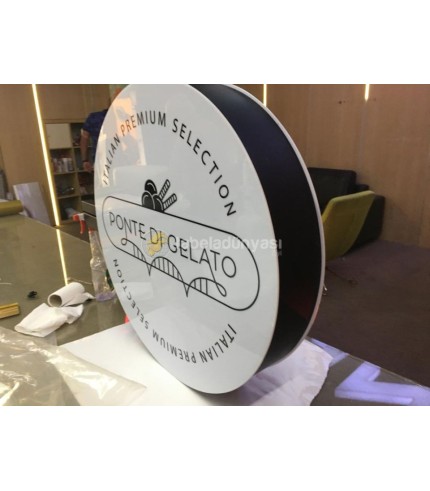 Ponte dı Gelato Işıklı Hazır Daire Tabela