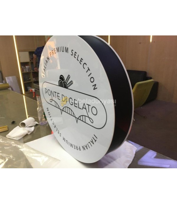 Ponte dı Gelato Işıklı Hazır Daire Tabela