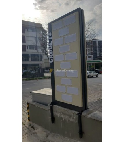 Cadde 73 Kanopi Totem Tabela