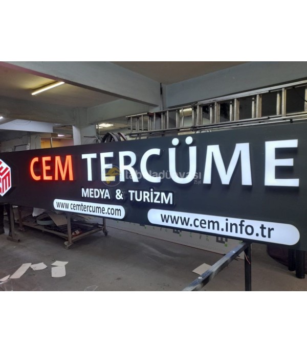 Cem Tercume Işıklı Kutu Harf