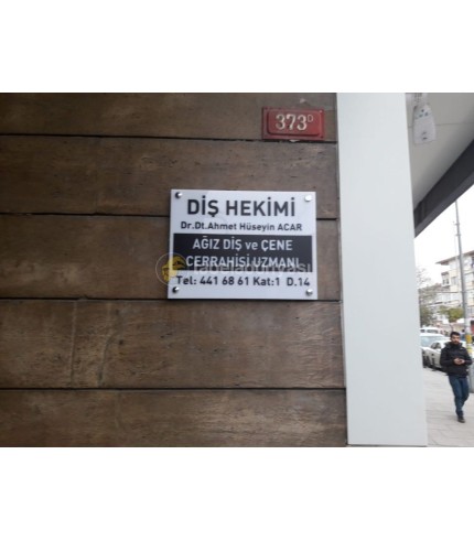 Diş Hekimi Yönlendirme Tabela