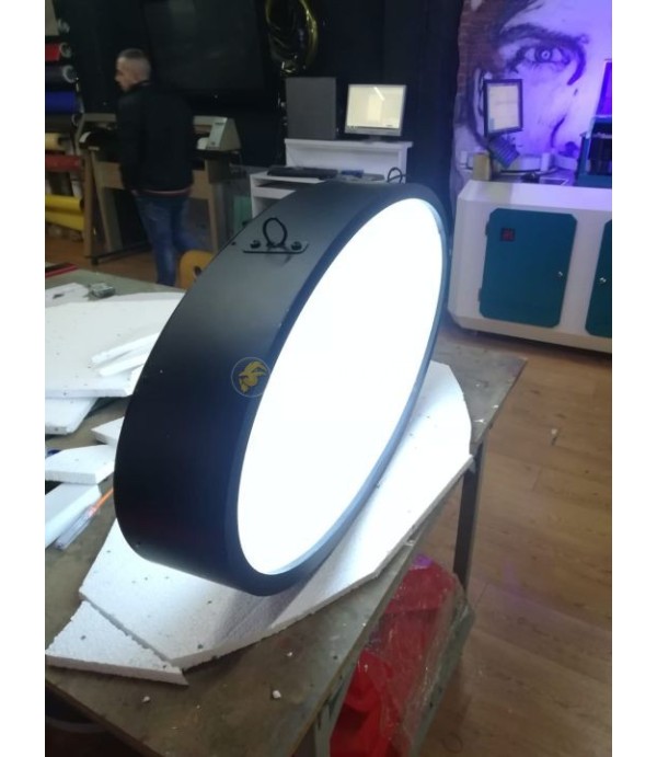 Işıklı Fileli Hazır Elips Tabela