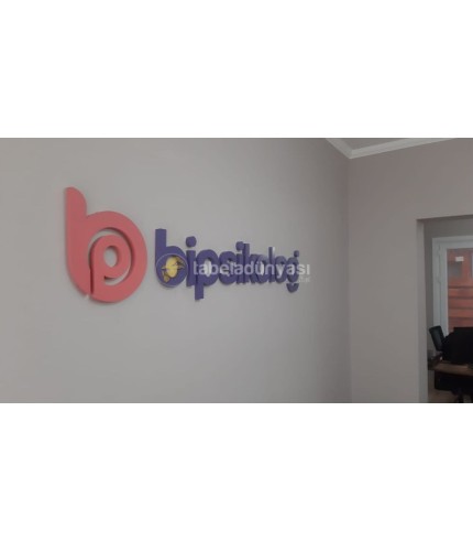 Bipsikolog Aluminyum Işıksız kutu harf