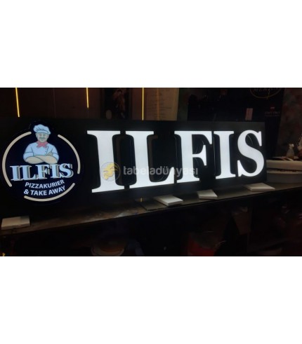 Iflis Pizzakurıer Almanya Işıklı Kutu Harf Tabela