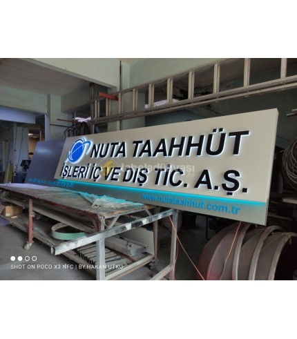 Nuta Taahüt İşleri Işıklı Tabela