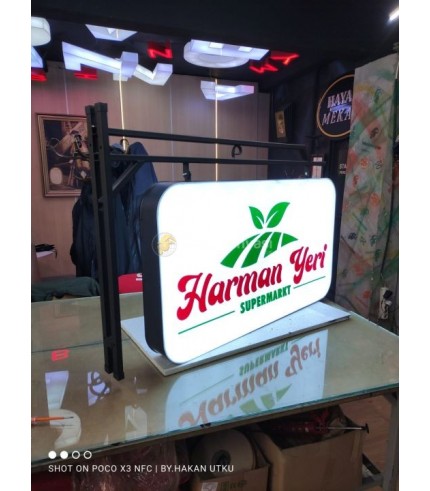 Tabela Harman Yeri Almanya Çift taraflı Fener Tabela