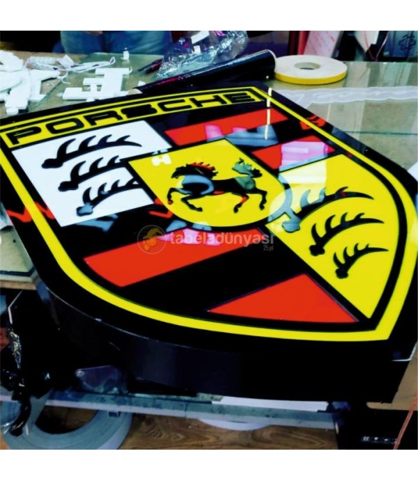 Porsche ışıklı tabela isviçre