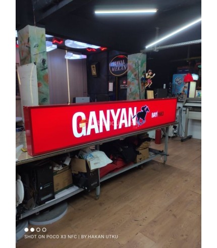 Ganyan Işıklı Tabela