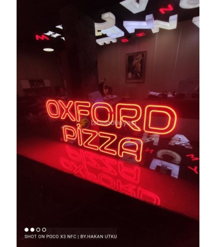 Oxford Pizza Neon Hortum LED Yurt dışı Tabela