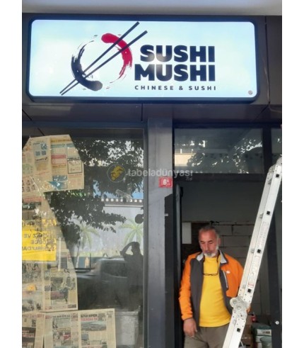 Sushı Işıklı Tabela