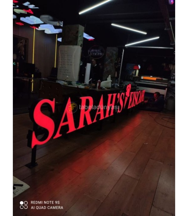 Sarah’s Almanya rgb LED kutu harf tabela