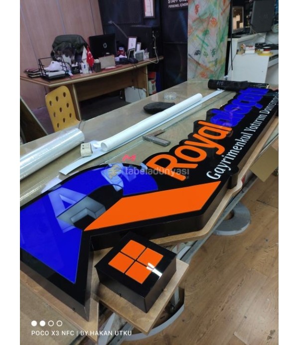  Royal Alaçatı 3d Led Tabela