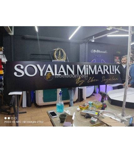 Soyalan mimarlık Işıklı Tabela