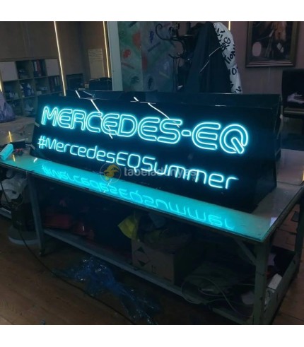 Mercedes neon hortum led tabela