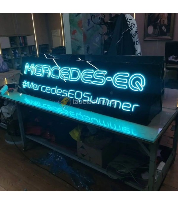 Mercedes neon hortum led tabela