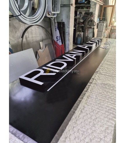 Rıdvan Alkan Kuaför Işıklı Tabela