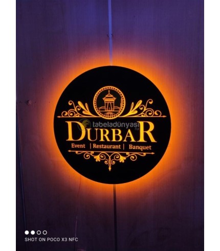 Durbar Restaurant Events Austraila Işıklı Tabela
