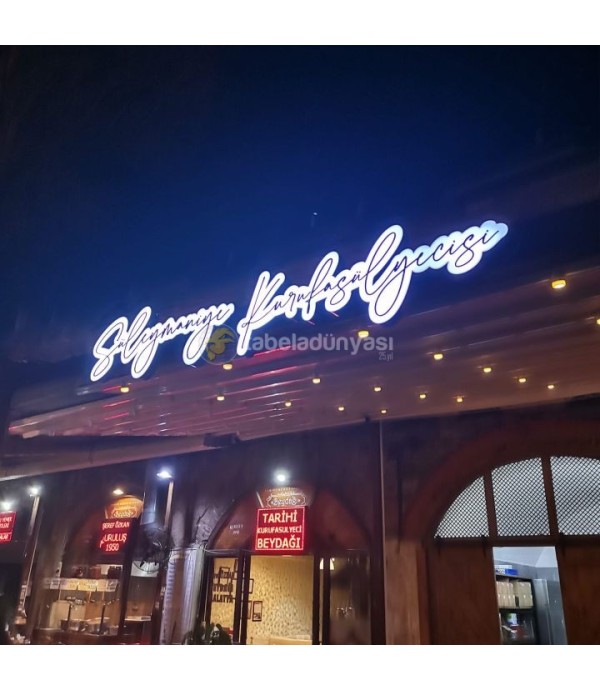 Süleymaniye Fasulyecisi 3D Led tabela