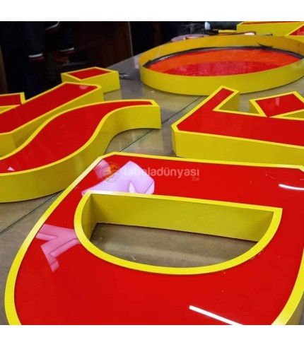 Yurt dışı fileli fason kutu harf imalatı