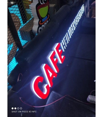 Cafe Avusturya ışıklı tabela